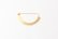 画像3: SEMICIRCULAR - ETCHED METAL BROOCH (3)