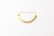 画像4: SEMICIRCULAR - ETCHED METAL BROOCH (4)