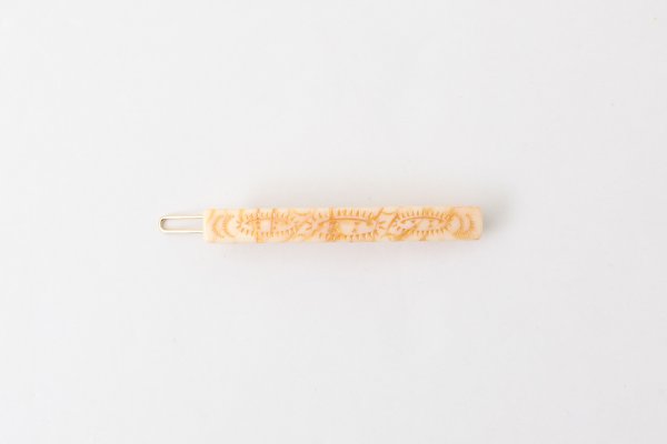 画像2: PERSIAN RUG GEOMETRIC PATTERN HAIRPIN
