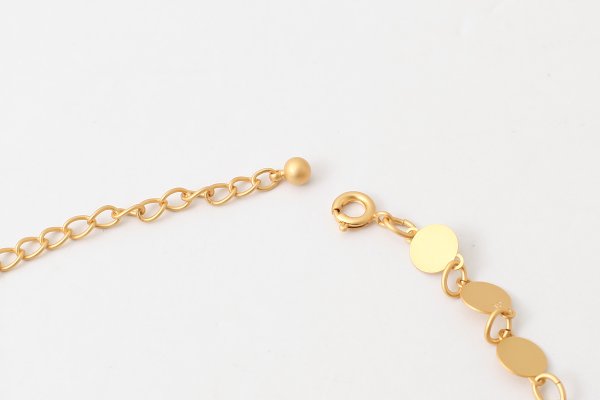 画像4: CIRCLE - ETCHED METAL NECKLACE