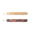 PERSIAN RUG GEOMETRIC PATTERN HAIRPIN