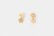 画像1: FLOWER - ETCHED METAL EARRINGS 2-PIECE (1)