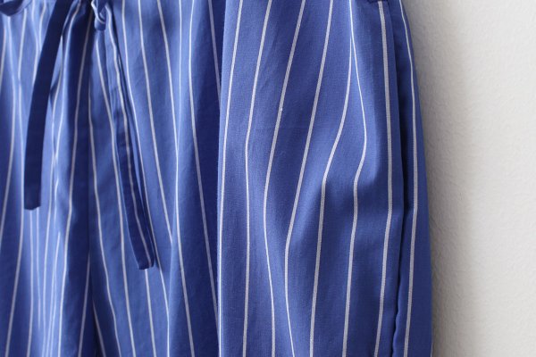 画像7: COTTON STRIPE REGULAR PANTS (BL)