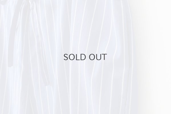 画像7: COTTON STRIPE REGULAR PANTS (BL)