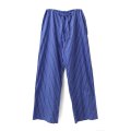 COTTON STRIPE REGULAR PANTS (BL)