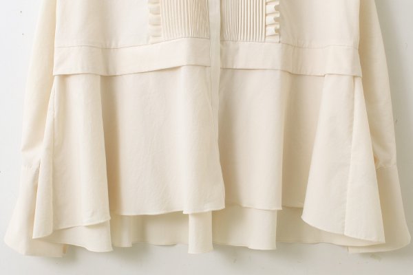 画像7: tuck frill flare shirt (IV)