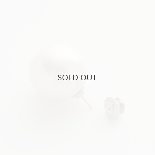 画像2: 2.5cm 1粒プティパール・ピンブローチ (L)