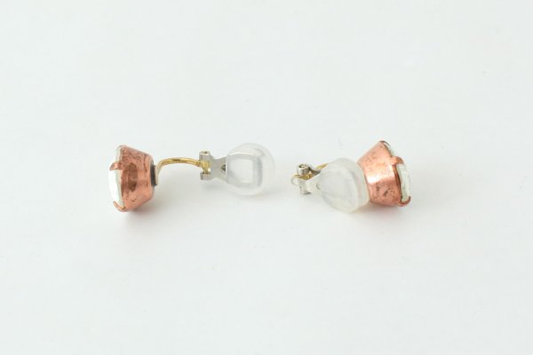 画像5: アンティークラインストーン ピアス・イヤリング