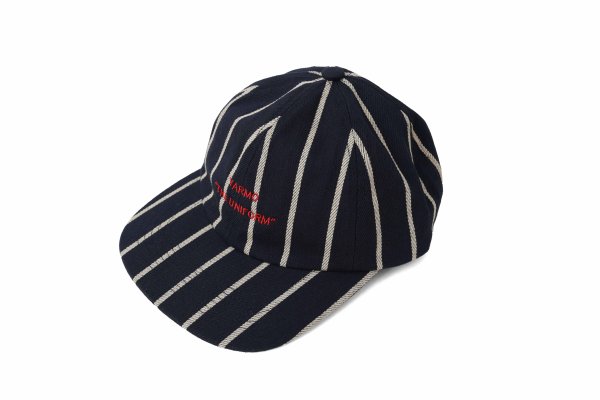 画像1: YTU Logo Cap_Butcher Stripe