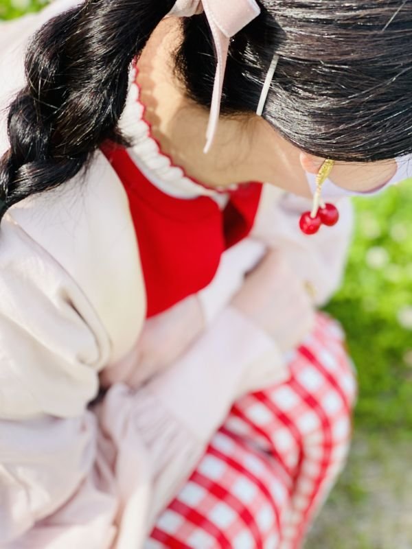 画像10: SALE50%OFF!! France dead stock チェリーイヤリング（RD3）