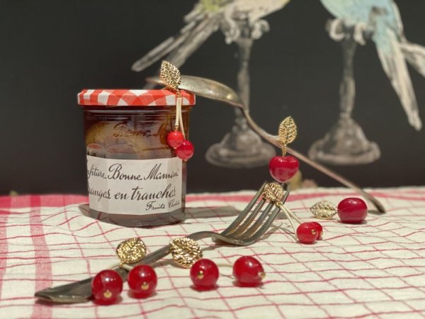 画像8: SALE50%OFF!! France dead stock チェリーイヤリング（RD3）