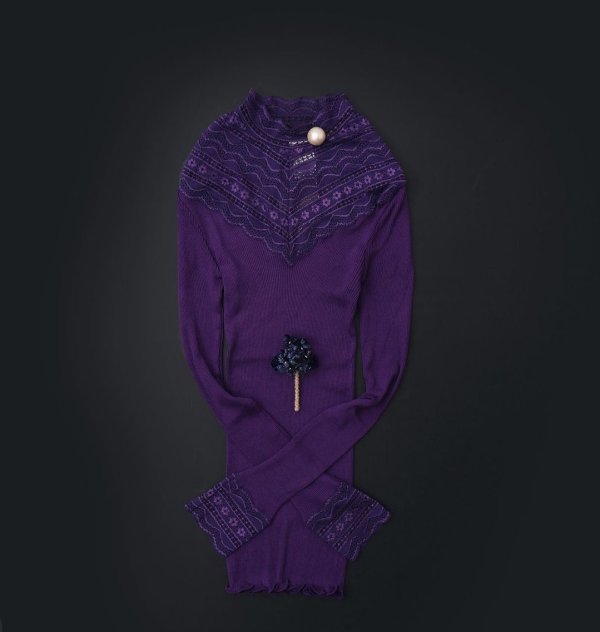 画像10: Silk t-shirt 5023 (BK)