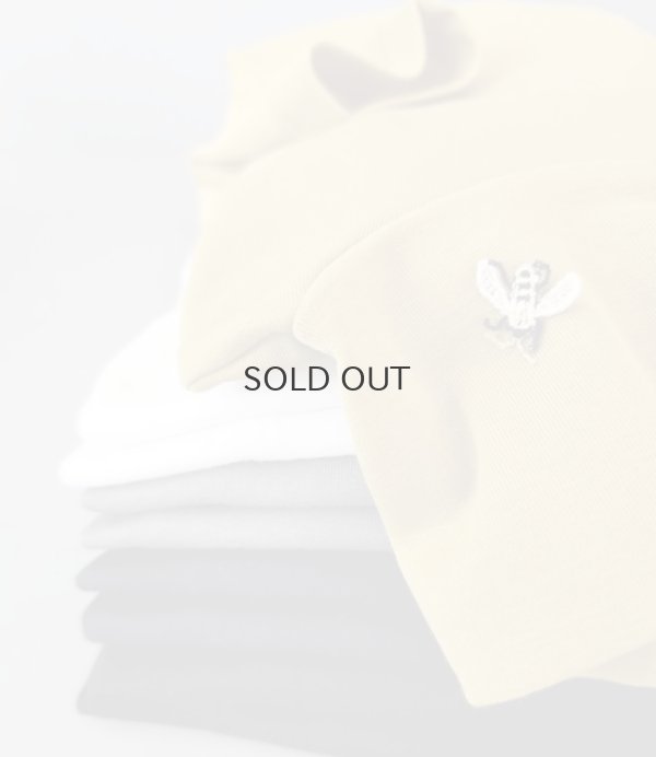 画像9: Cotton Frice Turtleneck T-shirts with Bee KNT28H (GY)