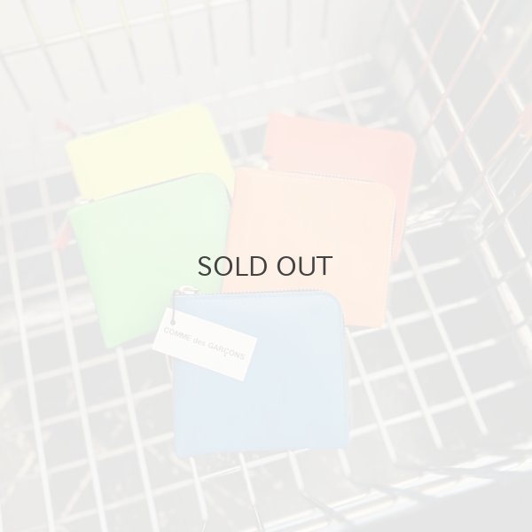 画像5: CDG WALLET SUPER FLUO ジップウォレット  (GR×BL)