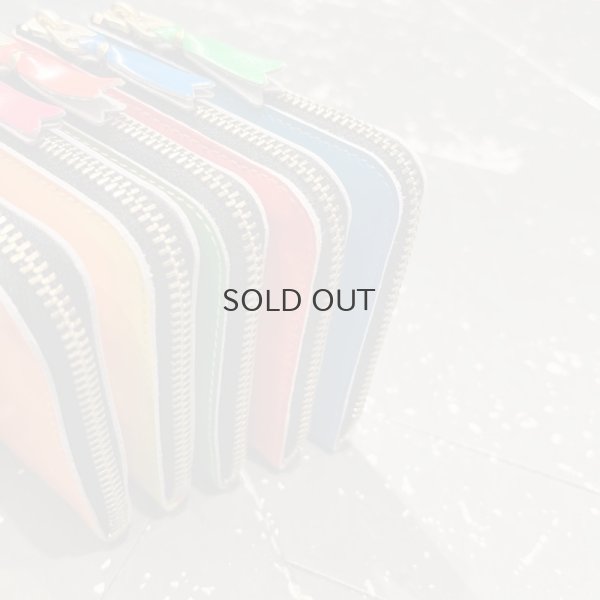 画像7: CDG WALLET SUPER FLUO ジップウォレット  (GR×BL)