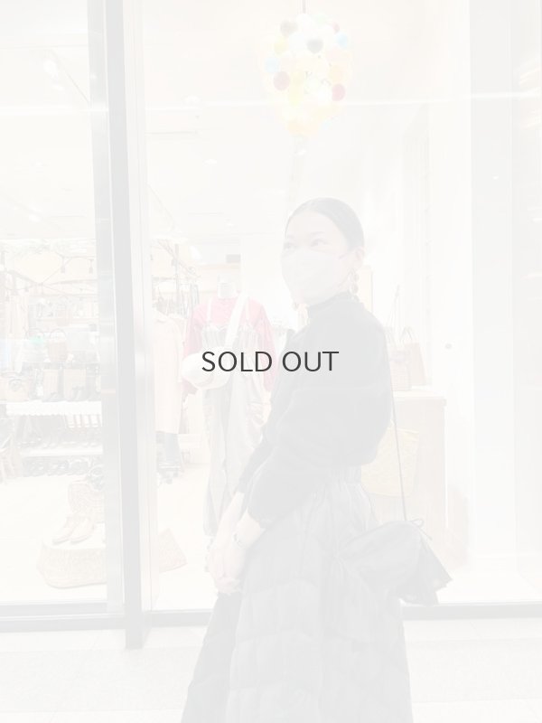 画像22: ML LUPETTO PLISSE' C/COLLO E POLSI PIZZO 304 (NERO)