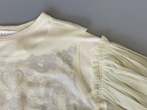 画像25: Wool Jersey T-Shirts With Mesh Sleeves KNT216D