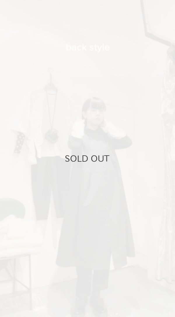 画像10: ウールギャバ後染ワンピース (BK)