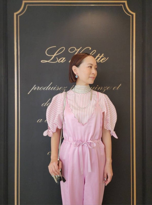 画像37: SALE20%OFF!! 別注!! Powder satin オールインワン (PK)