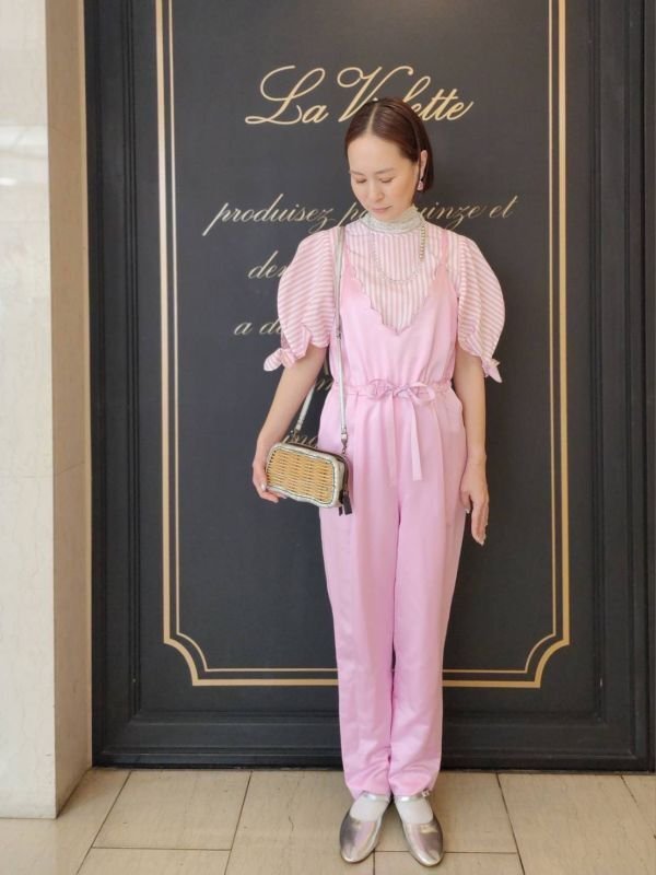 画像33: SALE20%OFF!! 別注!! Powder satin オールインワン (PK)