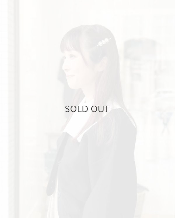 画像15: pearl×crystal hair pin (30739)