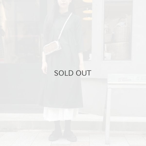 画像17: ウールギャバ後染ワンピース (BK)