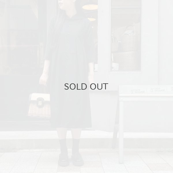 画像16: ウールギャバ後染ワンピース (BK)