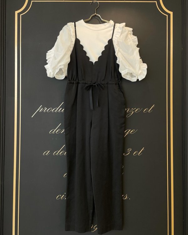 画像46: 別注!! Powder satin オールインワン (BK)