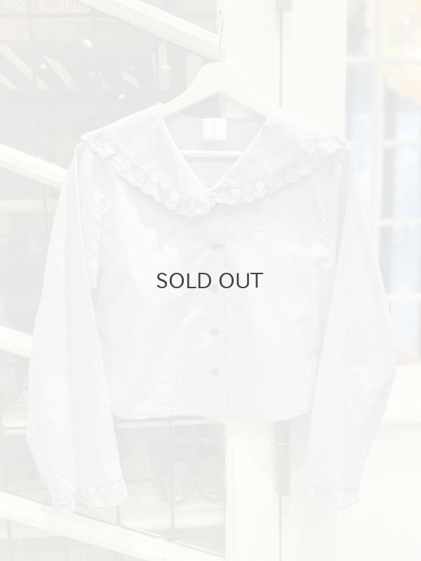 画像15: tulle lace sailor ブラウス (BGY)