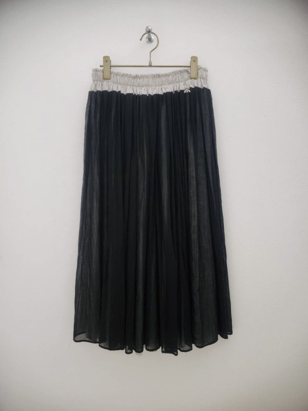画像1: Cotton Lawn Skirt (BK）