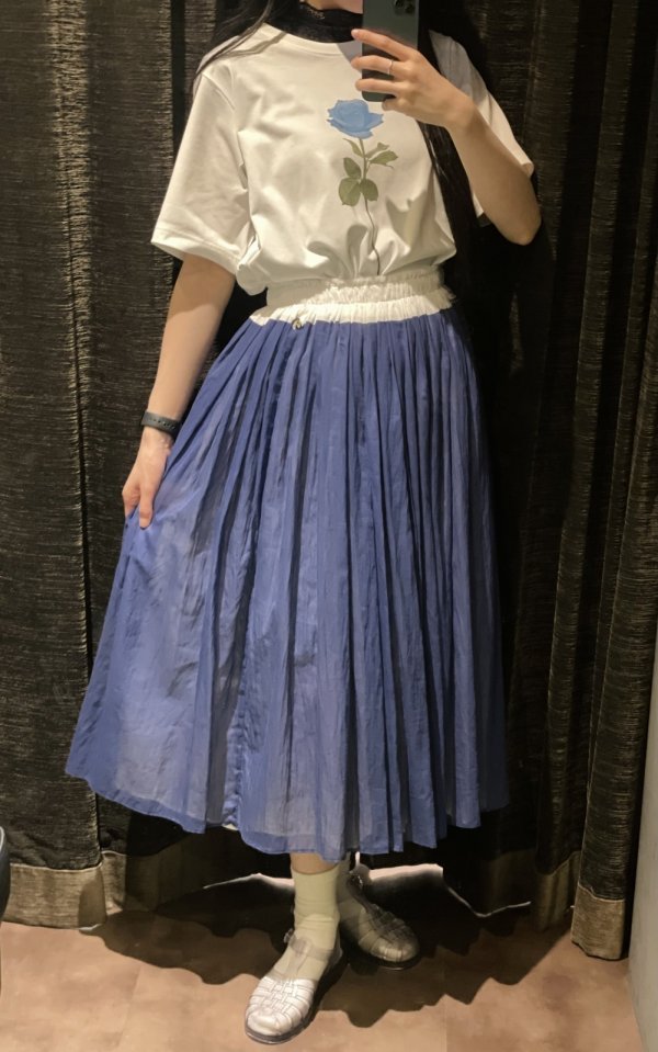 画像6: Cotton Lawn Skirt (BL）