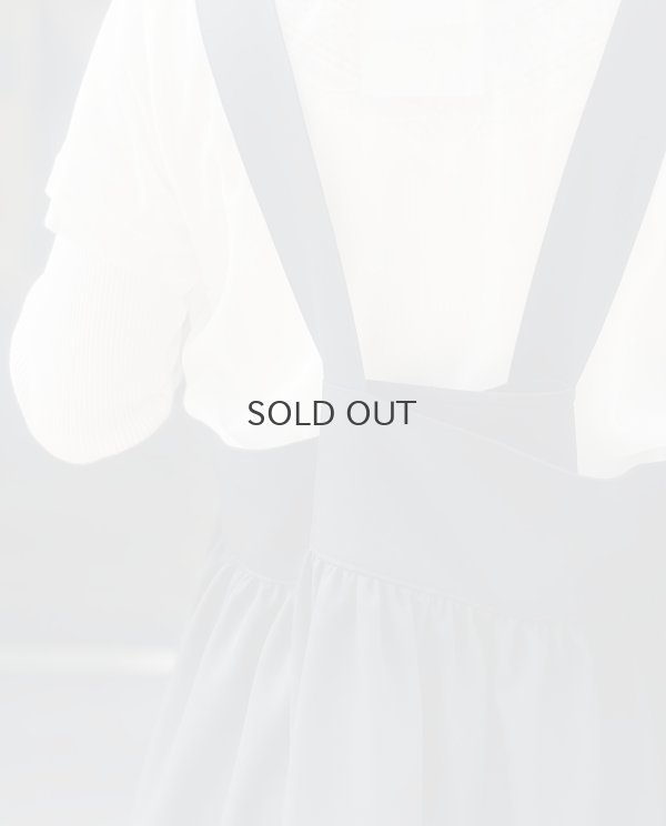 画像8: ウールギャバ後染ジャンパースカート(NV)