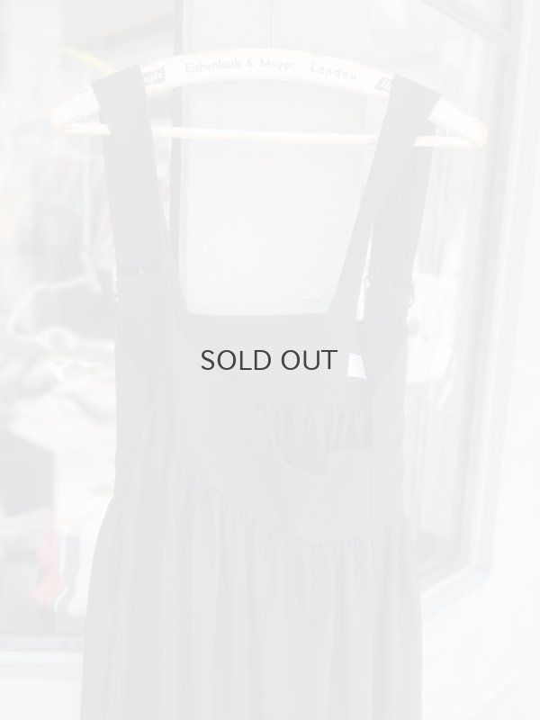 画像6: ウールギャバ後染ジャンパースカート(NV)