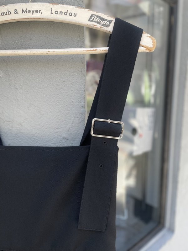 画像3: ウールギャバ後染ジャンパースカート（BK）