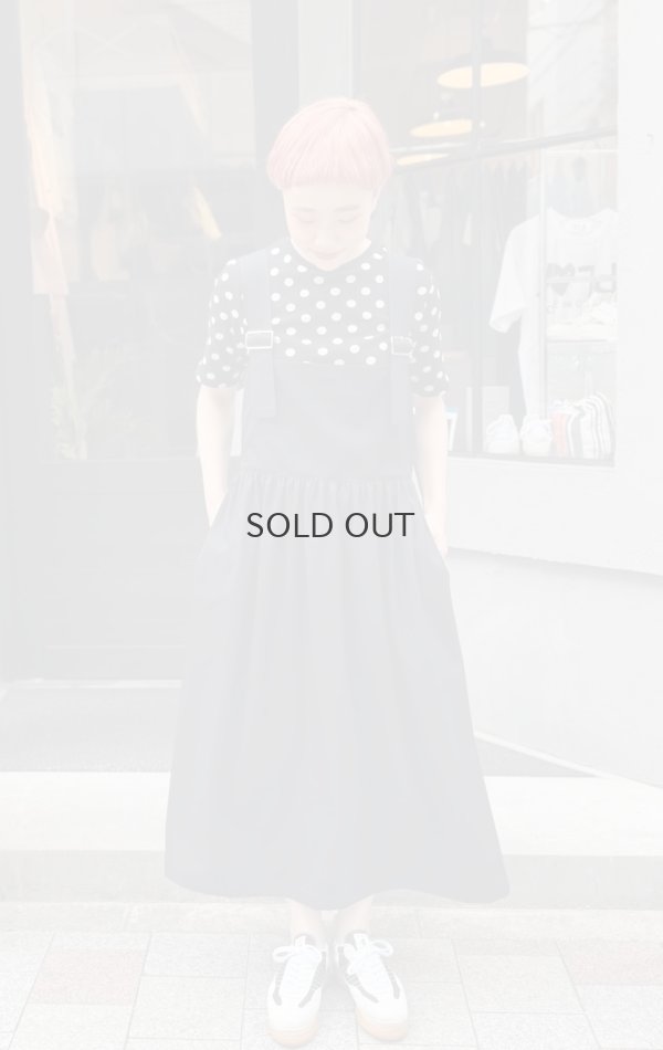 画像9: ウールギャバ後染ジャンパースカート(NV)