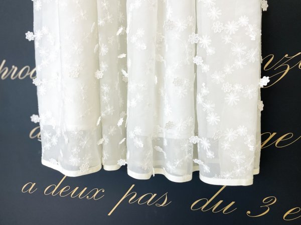 画像9: SALE40%OFF!! フラワーオーガンジースカート