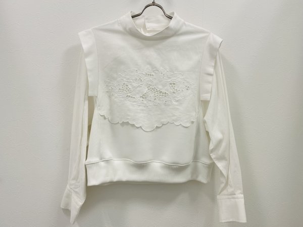 画像2: SALE30%OFF!! トリレースブラウス