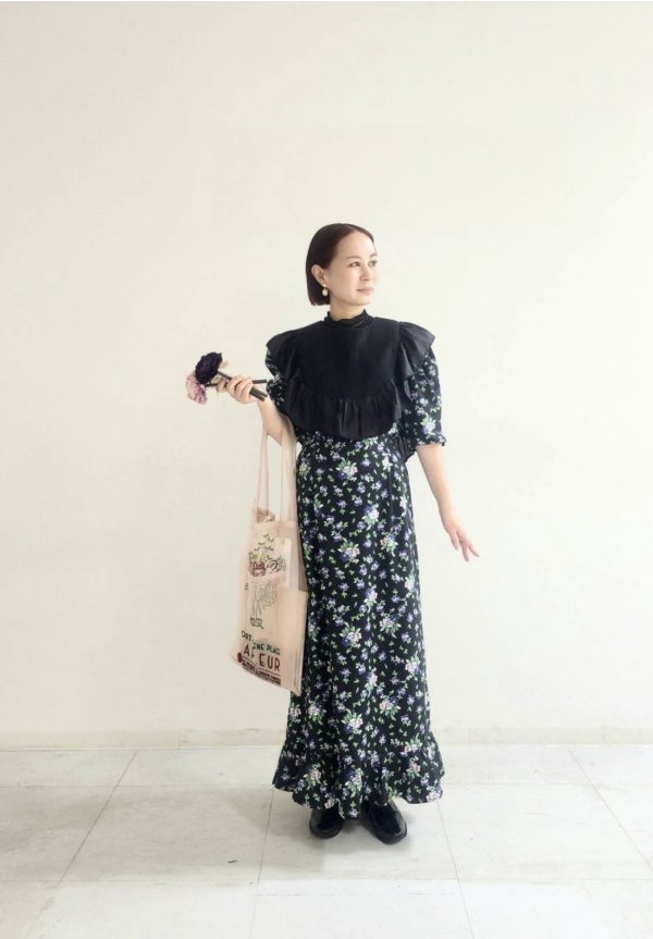 画像19: 別注!! Cotton Silk PinTuck RuffleCollar (WH)