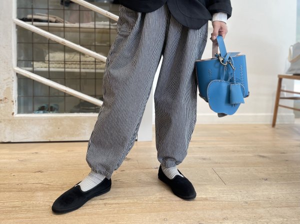 画像17: 10OZデニムギャザーPT (252-3383:ST)