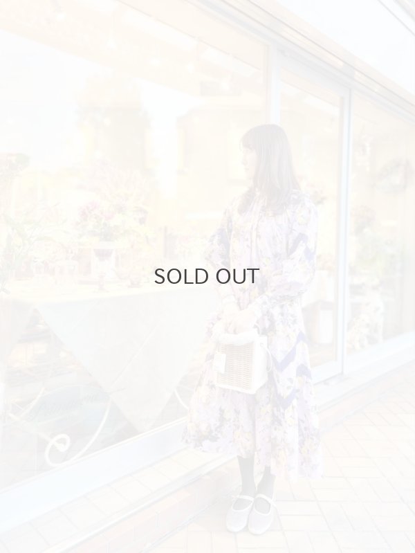 画像3: 別注!! print gather dress (BR)