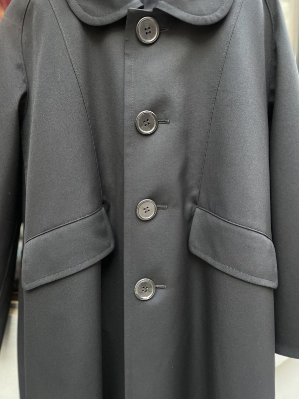 画像3: ウールギャバ後染コート(BK)