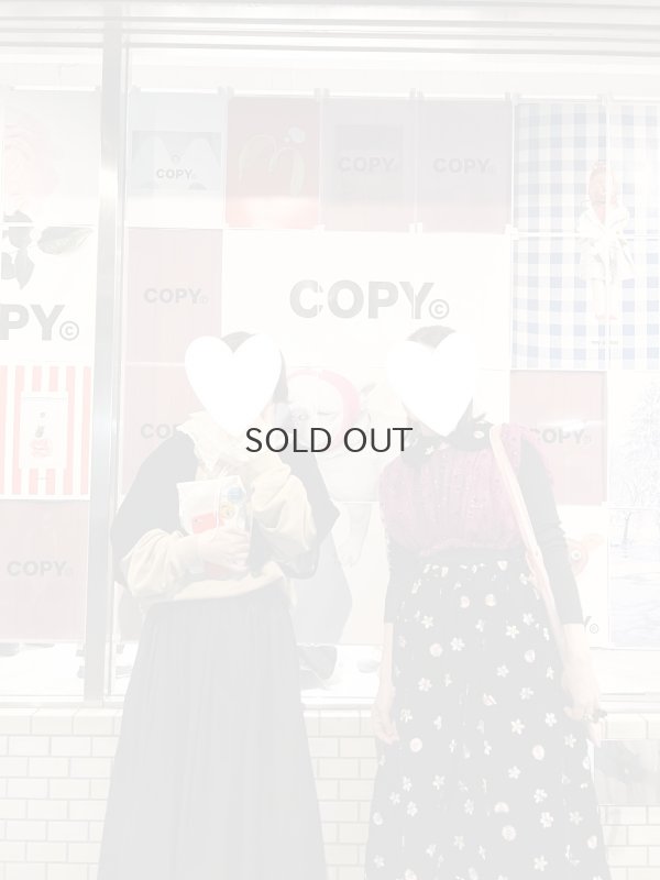 画像21: ナイロンチュールプリント×エステルベルベット刺繍ブラウス (TQ)