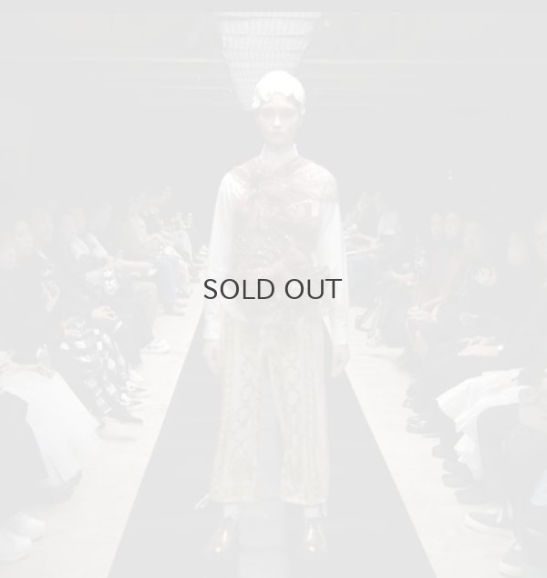 画像20: エステルスカーフ柄プリントMIXパンツ (PK)