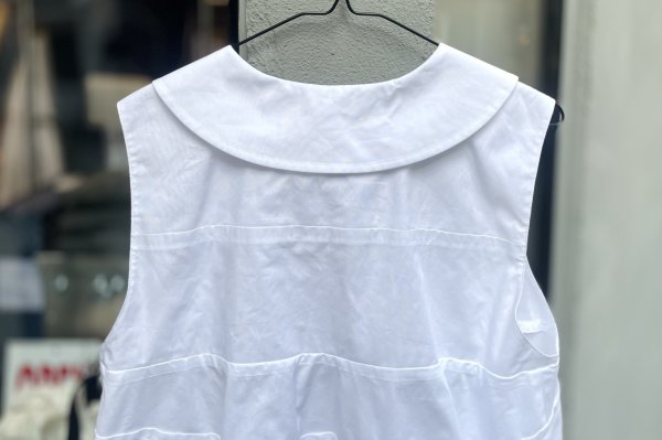 画像4: 綿ブロードカットデザインブラウス (WH)