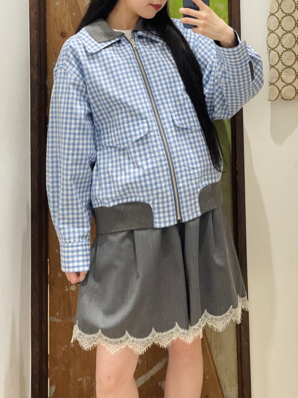 画像17: リバーシブルウィングトップウールブルゾン (GY)