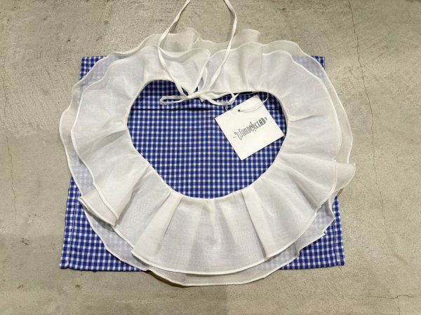 画像1: 【入荷予約・2月下旬】DOUBLE RUFFLE COLLAR (WH)