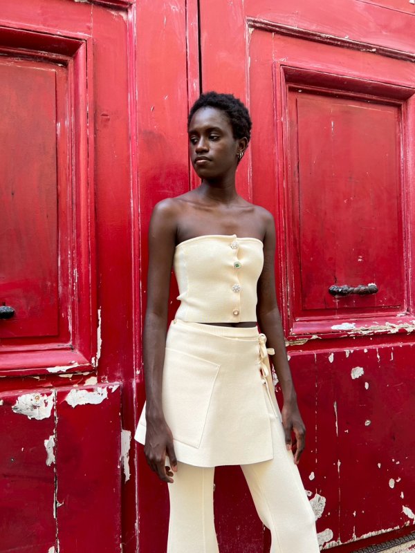 画像6: mirano rib bustier (BK)