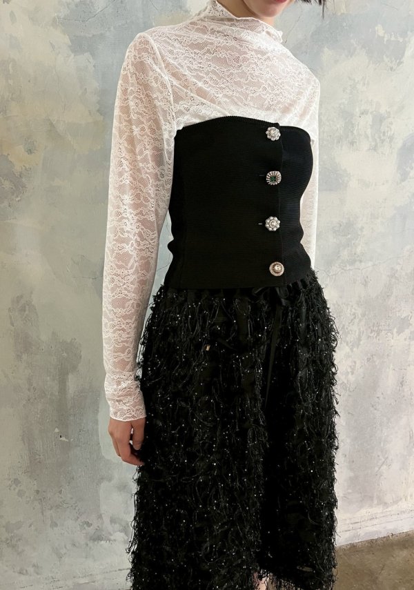 画像7: mirano rib bustier (BK)