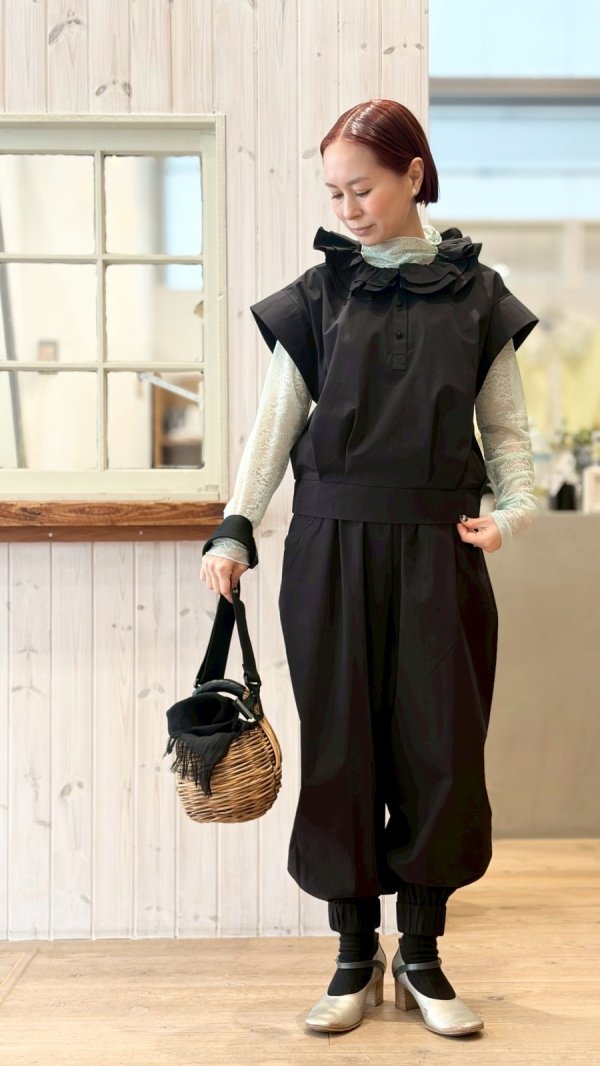 画像19: 大森伃佑子×3 ET DEMI ブラウス (BK)