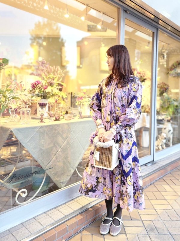 画像6: 別注!! print gather dress